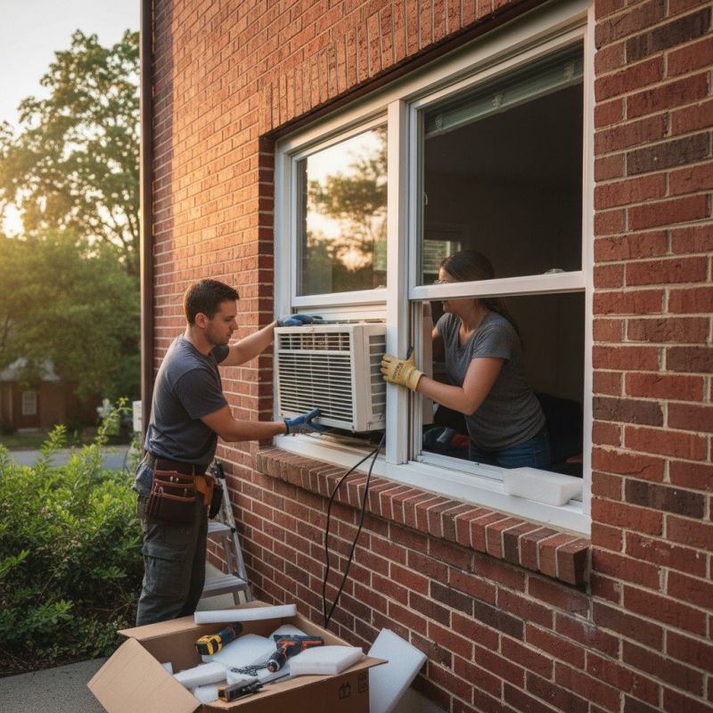 Window Air Conditioner Installation detail